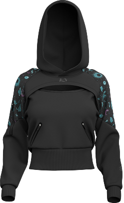 Eclipse Crop Hoodie