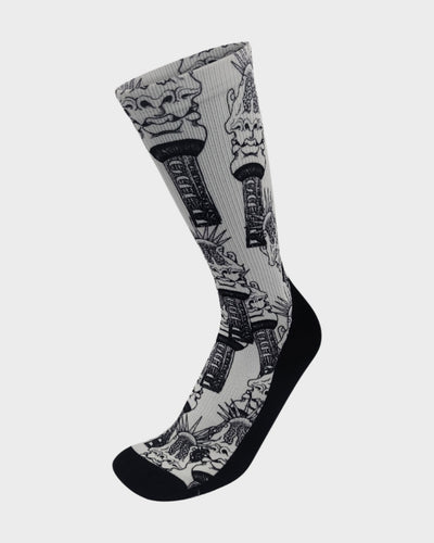 Lunar Crew Socks - White