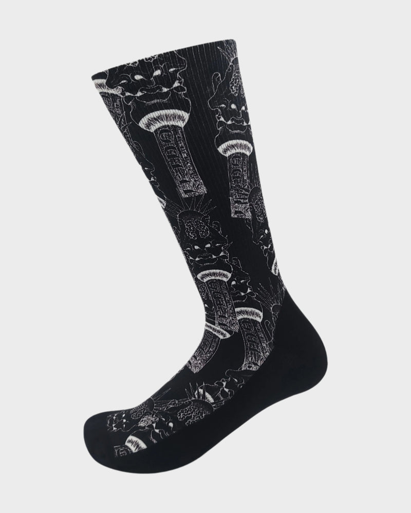 Lunar Crew Socks - Black