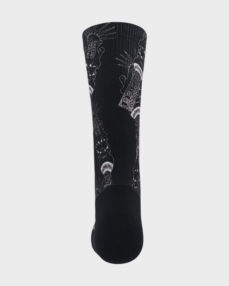 Lunar Crew Socks - Black