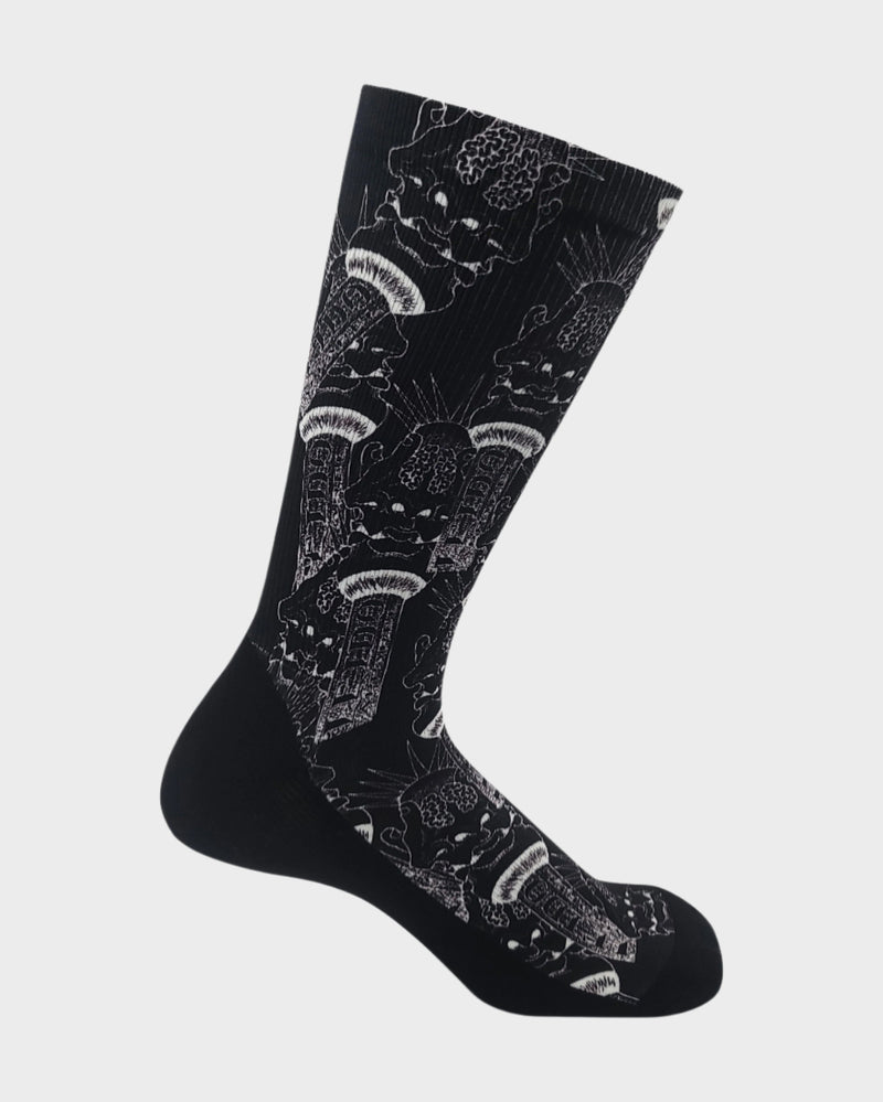 Lunar Crew Socks - Black