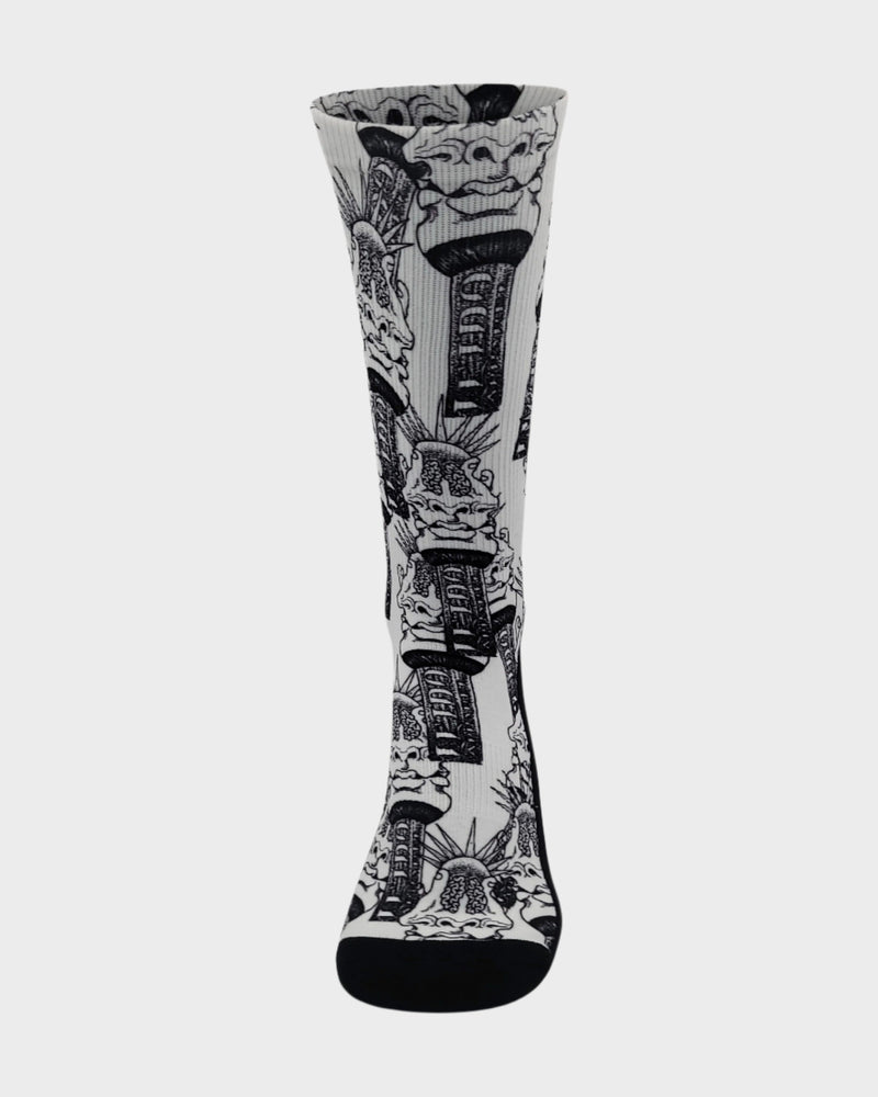 Lunar Crew Socks - White