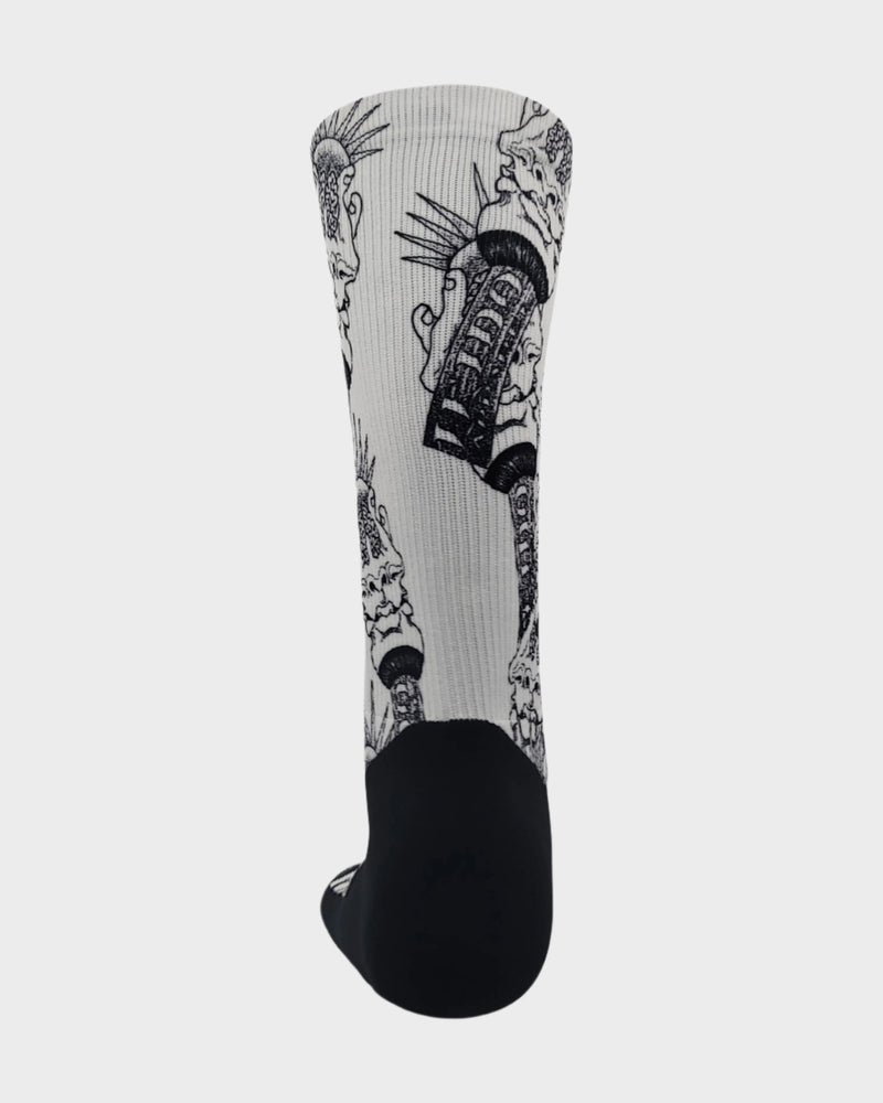 Lunar Crew Socks - White