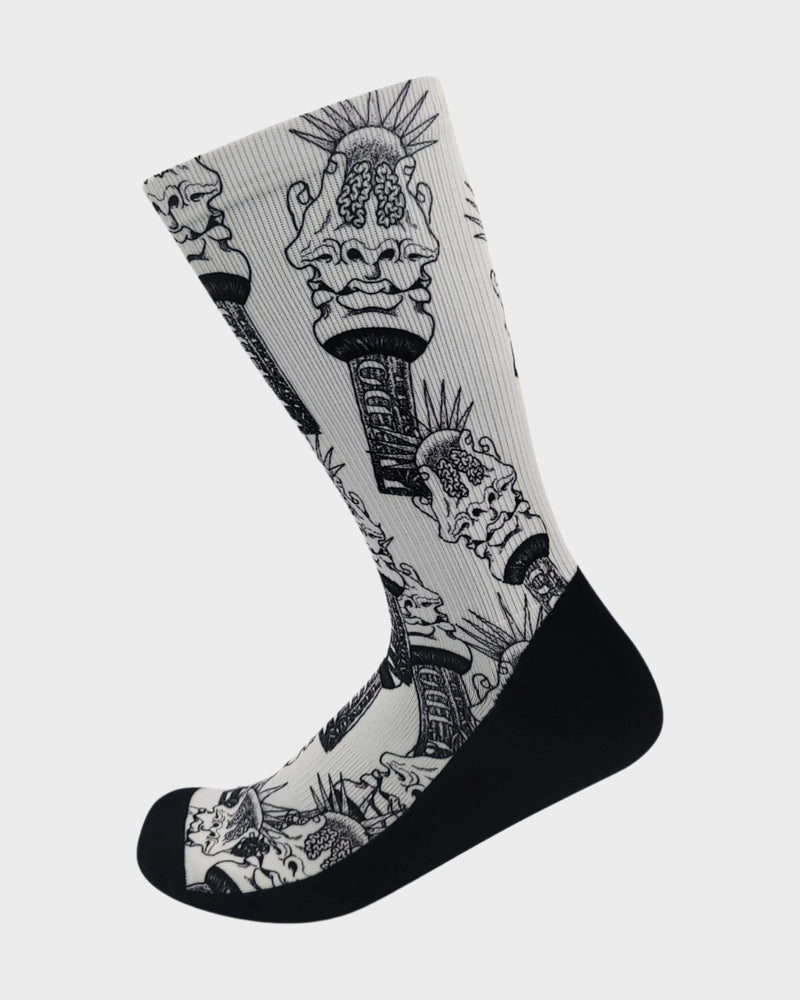 Lunar Crew Socks - White