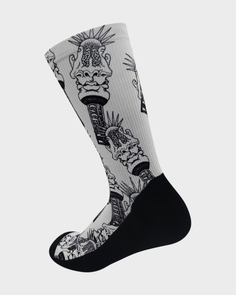 Lunar Crew Socks - White