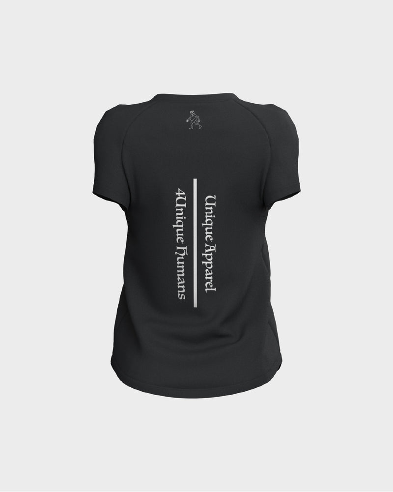 Stratus Scallop Tee - Graphite & Ghost White