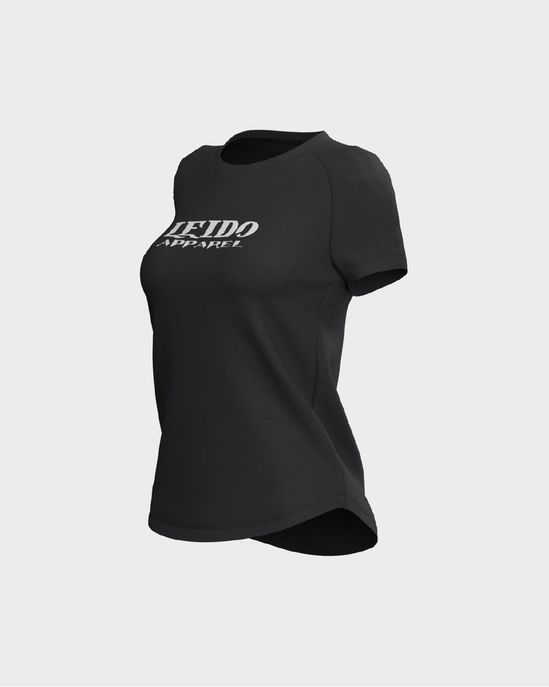 Stratus Scallop Tee - Graphite & Ghost White