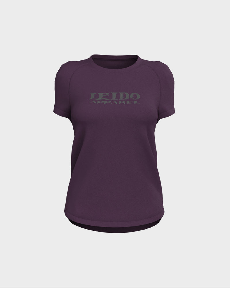 Stratus Scallop Tee - Nova & Dark Matte Grey