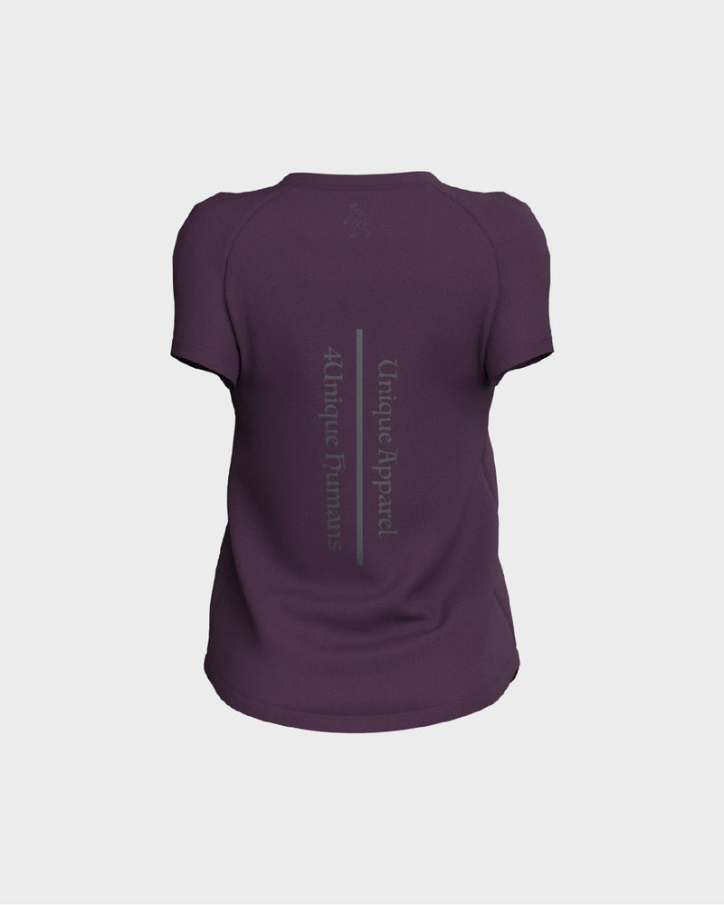 Stratus Scallop Tee - Nova & Dark Matte Grey
