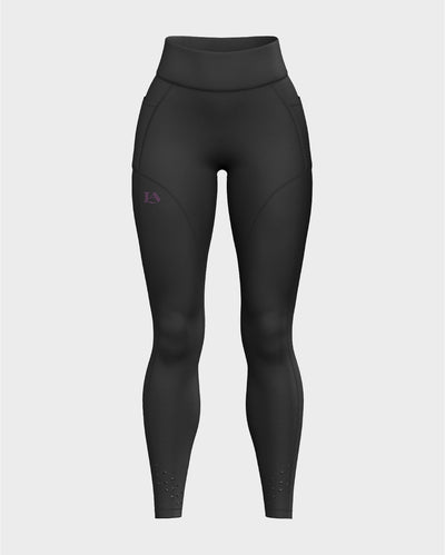 Nebula High Waisted Functional Leggings - Obsidian & Nova