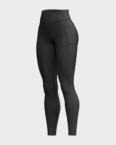 Nebula High Waisted Functional Leggings - Obsidian & Nova