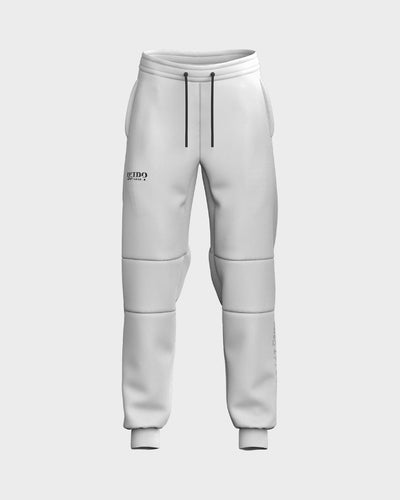 Comet Panelled Joggers - Ghost White